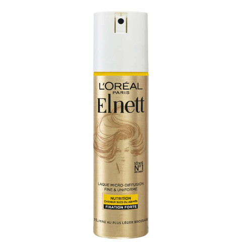 L'Oréal Paris Elnett Laque Fixation Forte Nutrition Cheveux Secs 150ml
