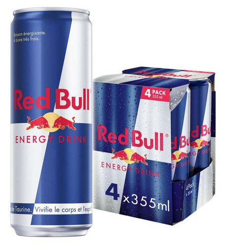 Red Bull Boisson Énergisant Le Pack De 4x35,5cl