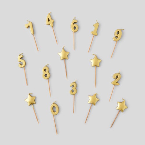 Scrapcooking 15 bougies 1,2,3 d’or 010