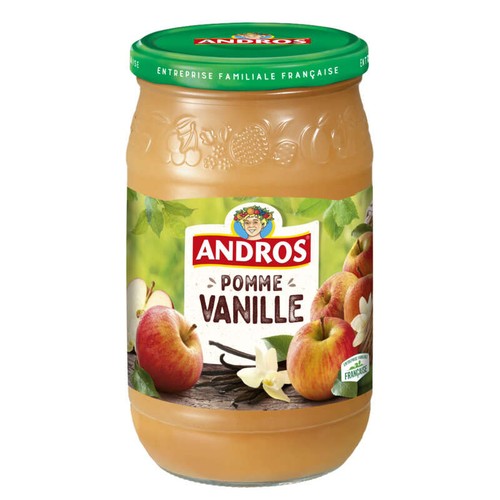 Andros Dessert Pommes Vanille 750g