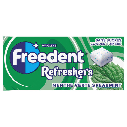 Freedent Refresh menthe verte 18g