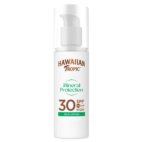 Hawaiian Tropic Mineral Lotion Solaire & Lait Nourrissant SPF30 100ml