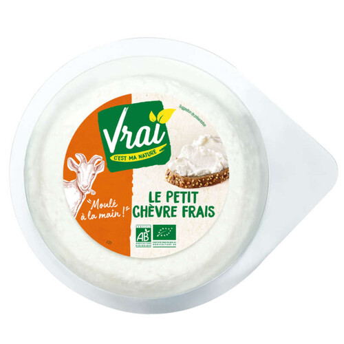 Vrai Fromage au Lait de Chèvre Bio Barquette 100g