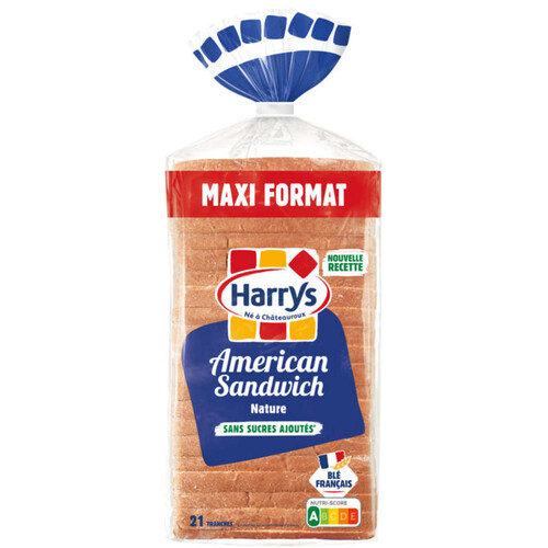 Harrys American Sandwich Nature Maxi Format 825g