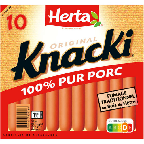 Herta Knacki Original x10 350g