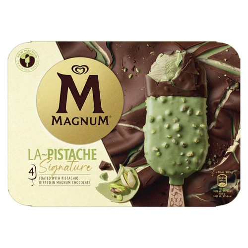 Magnum Glace Bâtonnet La Pistache 4x90ml