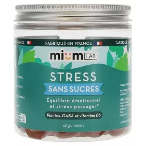 Mium Lab Stress Sans Sucres x42 Gummies