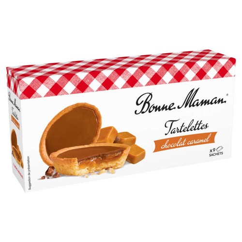 Bonne Maman Tartelettes chocolat caramel 135g