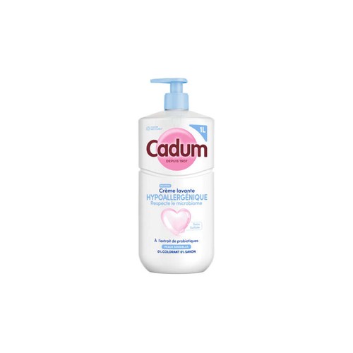 Cadum Douche Crème lavante hypoallergénique probiotiques 1L