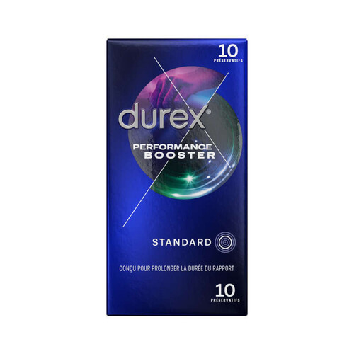 Durex Préservatif Performance Booster Effet Retardant x10