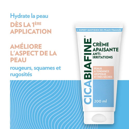 [Para] CicaBiafine Crème Hydratante Anti-Irritations Boite 200ml