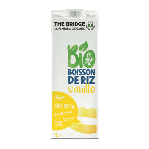 [Par Naturalia] The Bridge Boisson Au Riz Rice Drink Vanille Bio 1L