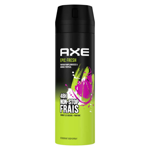 Axe Déodorant Bodyspray Homme Epic Fresh 48H Non-Stop Frais 200Ml