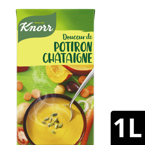 Knorr Soupe Liquide Douceur de Potiron Chataigne 1l