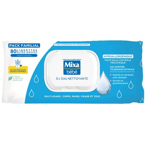 Mixa Lingettes Bébé x80