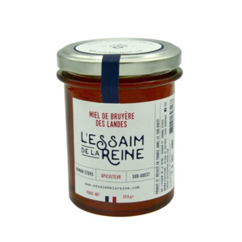 L'Essaim de la Reine Miel Bruyère des Landes 250g