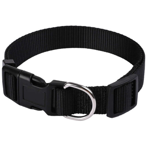 Animalis Collier Basic 40mm et 45/72cm pour Chien Noir