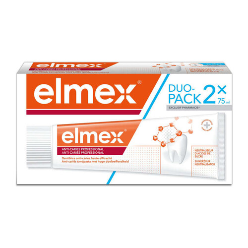 [Para] Elmex Dentifrice Anti-Caries Professional 2x75ml