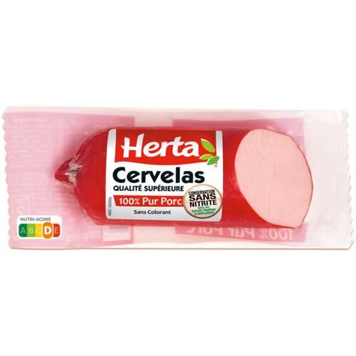 Herta Cervelas sans nitrite 200g