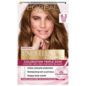 Excellence Crème Coloration 6.3 Blond foncé doré