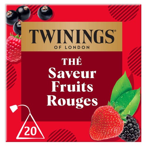 Twinings Thé noir Fruits Rouges x20