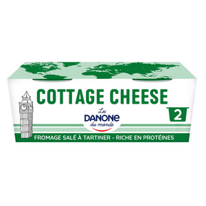 Danone du Monde Cottage Cheese Fromage Frais Salé 2x200g
