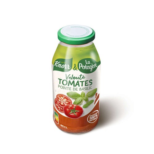 Knorr Comme à La Maison Soupe Tomates Pointe de Basilic Bouteille 45cl