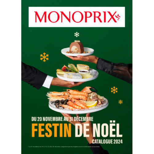 Monoprix – Le guide alimentaire de Noël