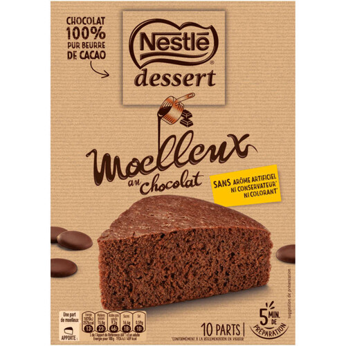 Nestle Préparation Gâteau Moelleux Au Chocolat 344g