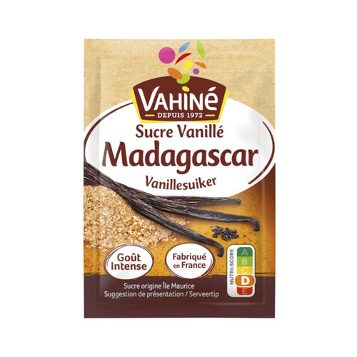 EURO MARKET  vahine sucre vanille de madagascar gout intense 5 sachets 37  5g – Euro-Market