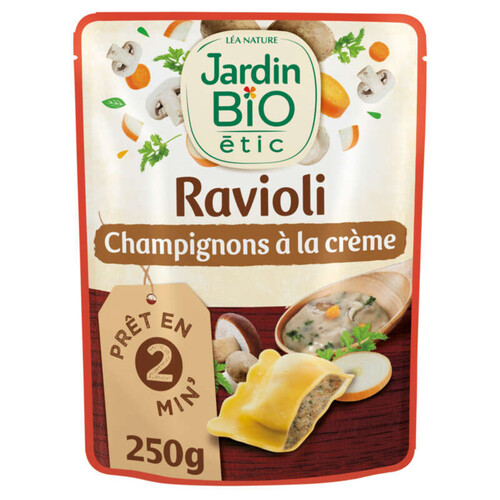 Jardin Bio Raviolis Champignons 250g