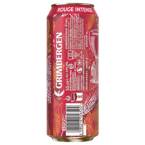 Grimbergen Bière Rouge Intense 5,5% vol 50cl