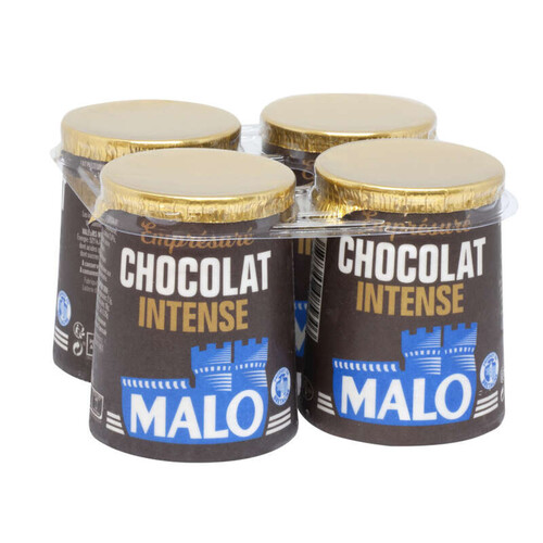 Malo Emprésuré Chocolat Intense 4x125g