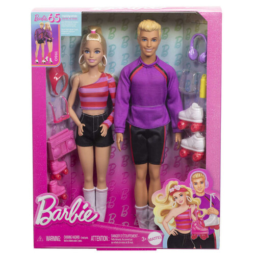 Mattel Coffret Barbie et ken 65 ans