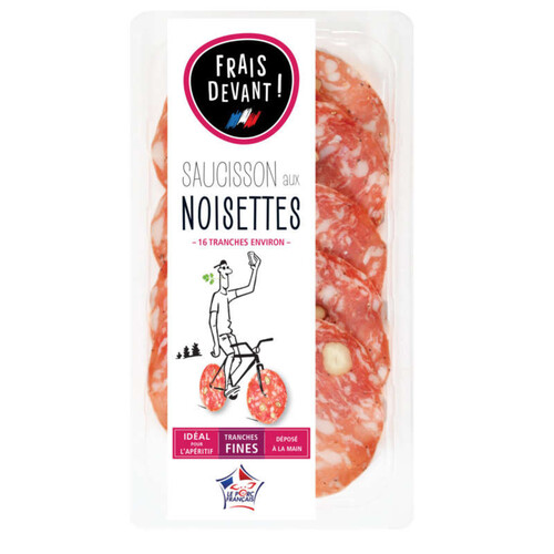 Frais Devant saucisson aux noisettes 80g