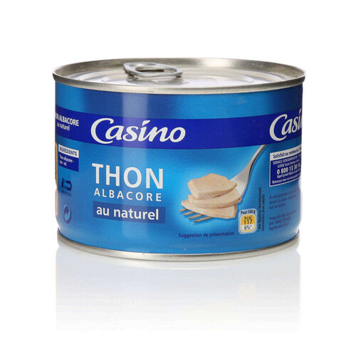 Casino Thon Albacore au naturel - 280g