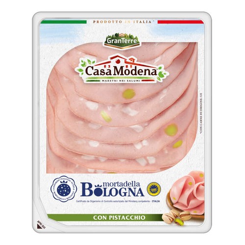 Casa Modena mortadella bologna con pistacchio igp 125g