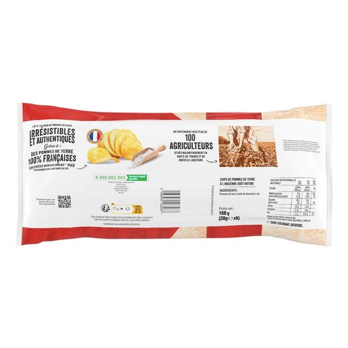 Lay's Chips Multipack à l'Ancienne Nature 6x28g