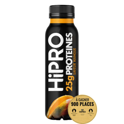 Hipro yaourt à boire mangue protéiné 0% 300g