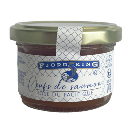 Fjord King Oeufs De Saumon Rose Du Pacifique 70G