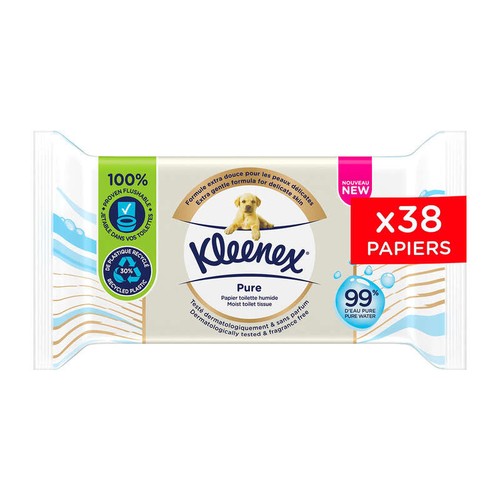 Kleenex Lingettes Pure x38
