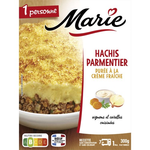Marie Hachis Parmentier Purée à la crème fraîche 300g