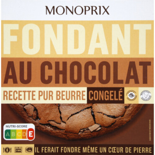 Monoprix fondant au chocolat 450g