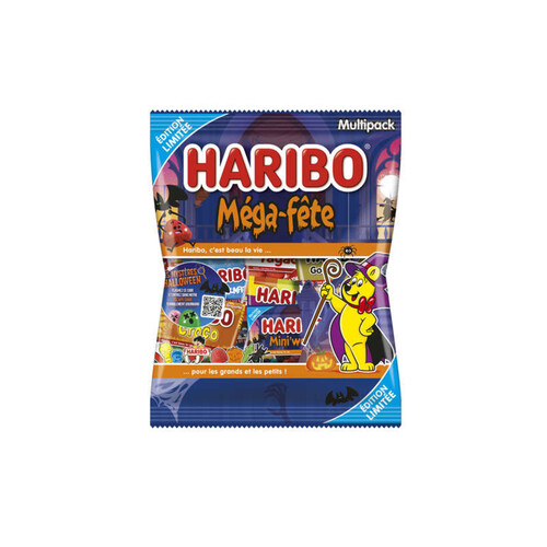 Haribo Assortiment De Bonbons Mega-Fete Halloween 800g