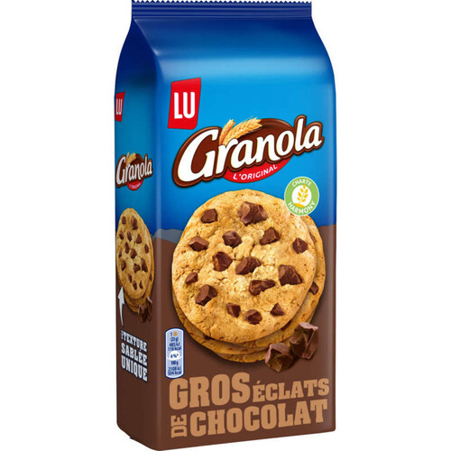 Granola Cookies aux gros éclats de Chocolat 184g