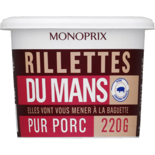 Monoprix Rillettes Du Mans 220G