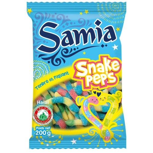 Samia Bonbons Bonbon vers piquants 200g