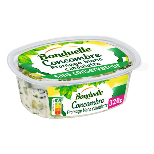 Bonduelle Concombres au Fromage Blanc & Ciboulette 320g
