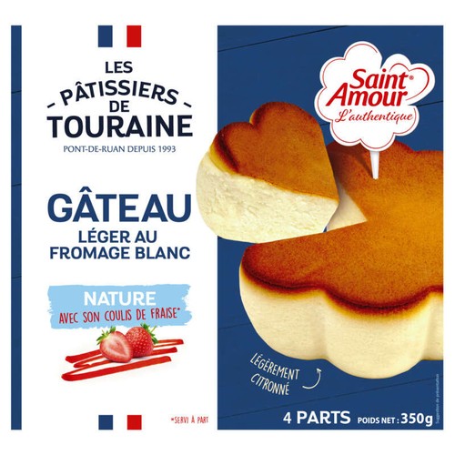 Saint Amour Gâteau au Fromage Blanc citron 350g