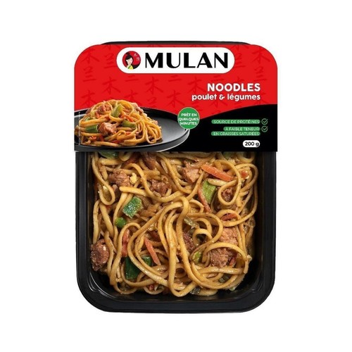 Mulan Nouilles au poulet et aux légumes 200g